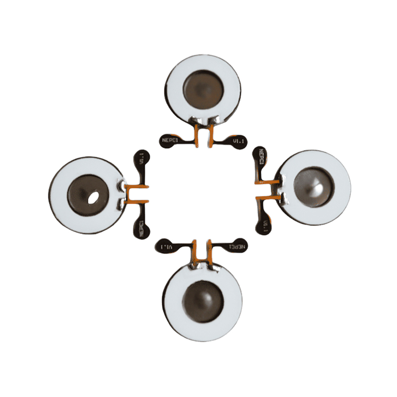 Nebulizador inalável médico de malha sem chumbo KNN16-140K, taxa de nebulização 0,30 ml/min Tamanho médio de partícula 3,5um Discos nebulizadores personalizados FPC soldáveis