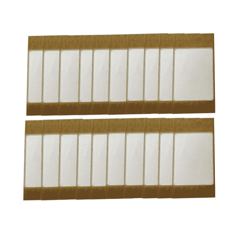 Folha de geração de energia com detecção de sinal sonoro Folha de geração de energia de um lado 60 × 30 × 0,40 mm